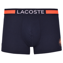 Боксерки теннисные Lacoste Roland Garros Edition Jersey Trunks 1P - navy blue/orange