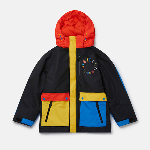 Зимняя Куртка Stella McCartney Kids Color Block Ski