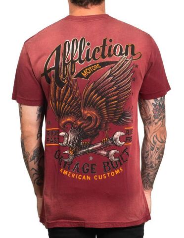 Affliction | Футболка мужская AC BORN FREE A25581 спина