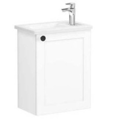 Vitra 68610 Тумба Root Classic 45 см с квадратной раковиной, с дверцей, матовый белый, правосторонняя фото