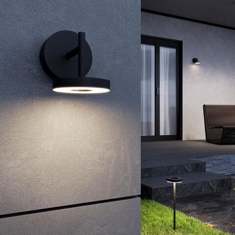 Уличный настенный светодиодный светильник Elektrostandard Verano 35185/D черный