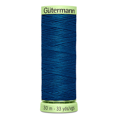 Нить Top Stitch 30/30 м для декоративной отстрочки, Gutermann, 967 водная синь