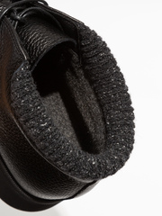 Кожаные ботинки Luca Guerrini 11542 черные недорого