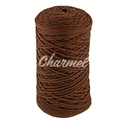 Chocolate polyester cord 2 mm