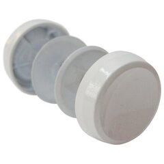 Ручка-кнопка РК белая (латунин) (00001464)