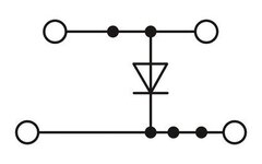 UTTB 2,5-DIO/O-U-Клеммный блок