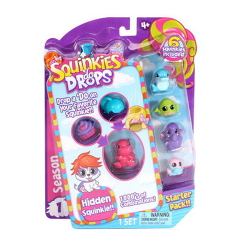 Игровой набор"Squinkies"(6 фигурок , 2"шапочки"), в ассортименте