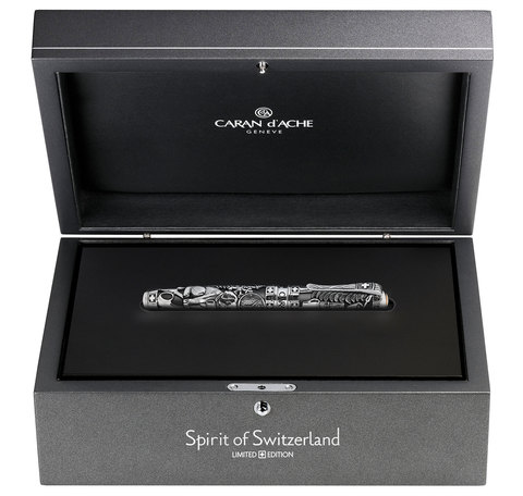 Ручка-роллер Caran d'Ache Spirit of Switzerland Silver LE (5070.051)