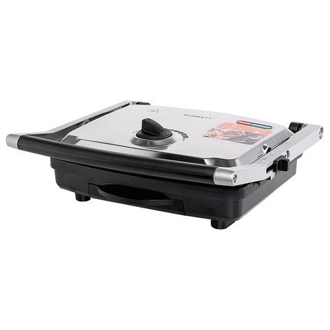 Электрогриль SCARLETT SC-EG350M01, 2200 Вт, 2 режима, фиксированные панели, антипригарное покрытие, SC - EG350M01