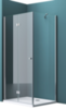 BelBagno ALBANO-ASH-1-100/90-C-Cr Душевой уголок с одной складывающейся дверью и одной неподвижной секцией. Стекло 6 мм, прозрачное, хром