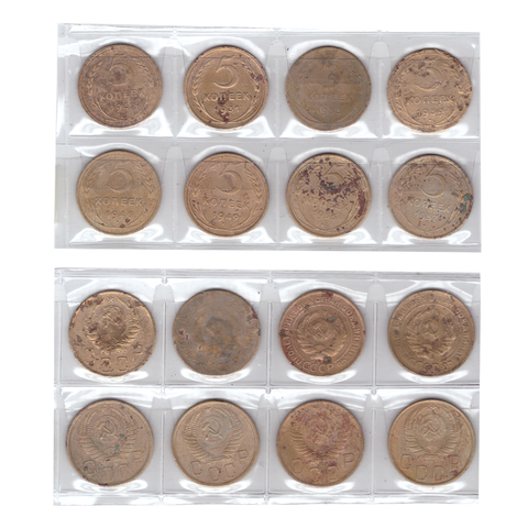 Набор 5 копеек (8 монет) 1930,31,32,39,46,49,56,57г. G