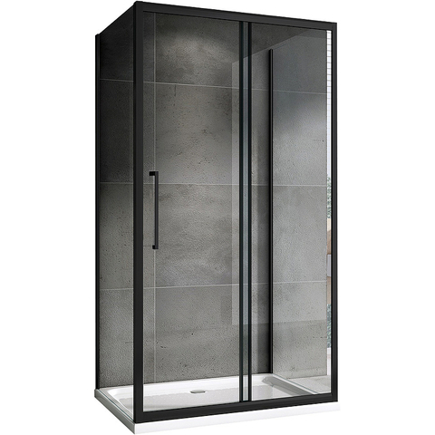 Abber Schwarzer Diamant AG30140BH-S75B-S75B Душевой уголок, 140x75x195