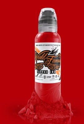 Краска World Famous Tattoo Ink "Paul Rogers Red" 15ml