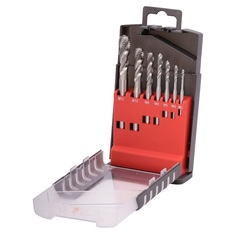 Набор метчиков машинных M3 -M12 HSSE DIN371/376 (Винт., C/2,5P, R35) 7пр Bucovice(CzTool) 105004