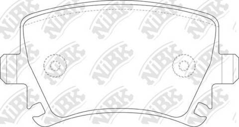 Колодки NiBK PN0349