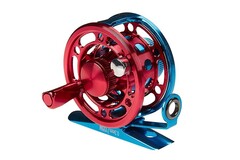 Купить недорого катушку инерционную Higashi H-50 Blue/Red