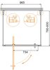 Душевой уголок Cezares MOLVENO-BA2 MOLVENO-BA2-90/90-C-Cr-IV