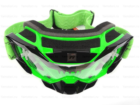 Кроссовые мото очки NENKI, зелёные