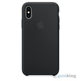 Apple Silicone Case iPhone XS Max Black (Чёрный)