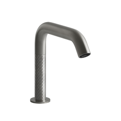 Gessi 316 INTRECCIO Смеситель для раковины, электронный, с кран-фильтром для регулировки температ и напора воды, выс излива 150 мм, цвет Steel Brushed 54181#239 фото