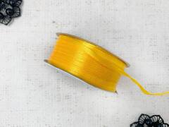 Лента атласная, ш. 3 мм, жёлтый