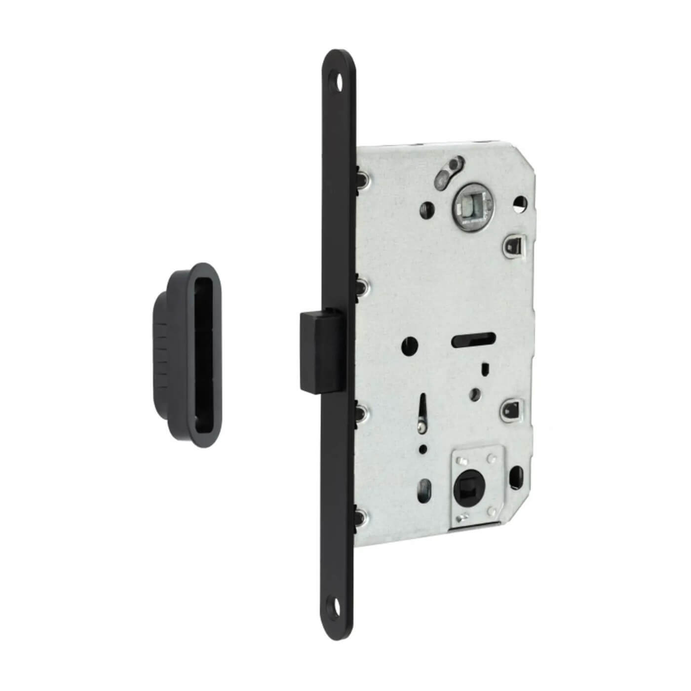 Межкомнатный механизм под фиксатор Vettore WC 410 B-S MAGNET MBP (Черный матовый)