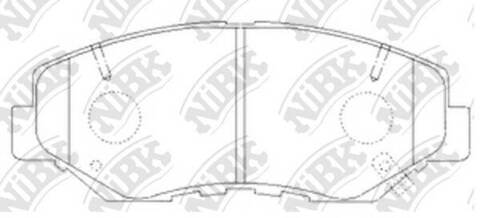 Колодки NiBK PN8485