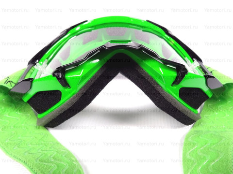 Кроссовые мото очки NENKI, зелёные