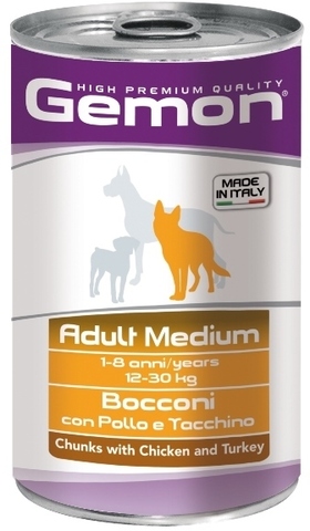 Gemon Dog Medium Adult Chunkies with Chicken & Turkey