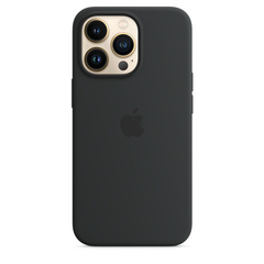 iPhone 13 Pro Silicone Case with MagSafe Midnight