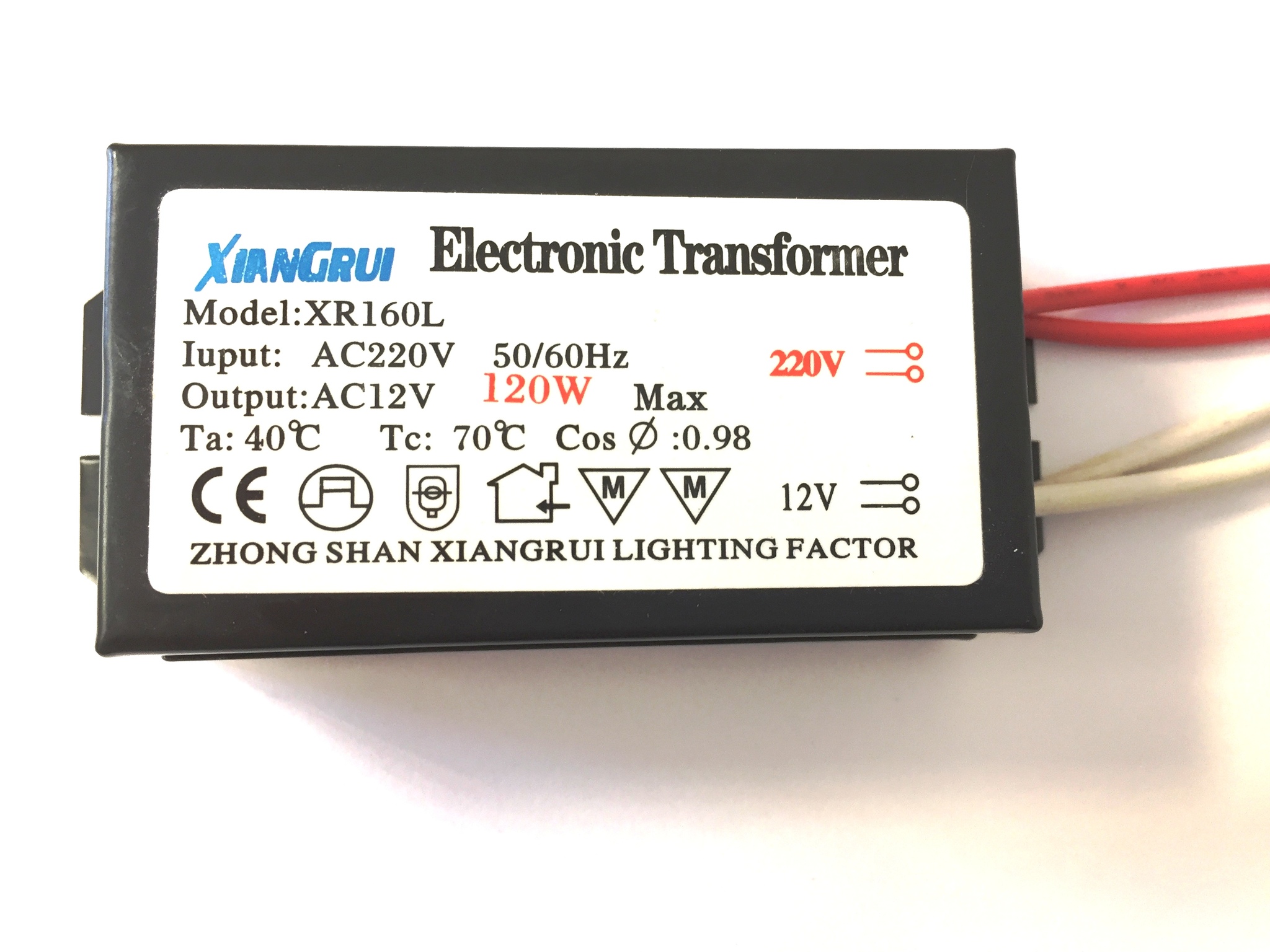 Трансформатор 120W 12В