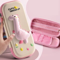 Penal \ Пенал \ Pencil bag Cute dinosaur pink