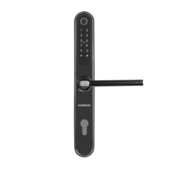 Врезной электронный дверной замок Home Slim BLACK Novilock v.4238