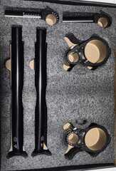 Клипоны для мотоцикл, диаметр 50 мм, черные