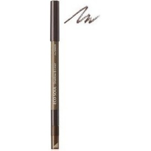 СМ EYE Карандаш лайнер-тени для век Eco Soul Shadow & Liner BR02 So High 0,5гр