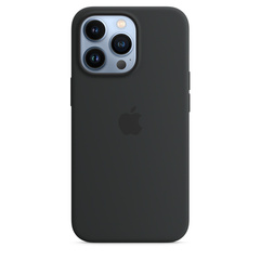 iPhone 13 Pro Silicone Case with MagSafe Midnight