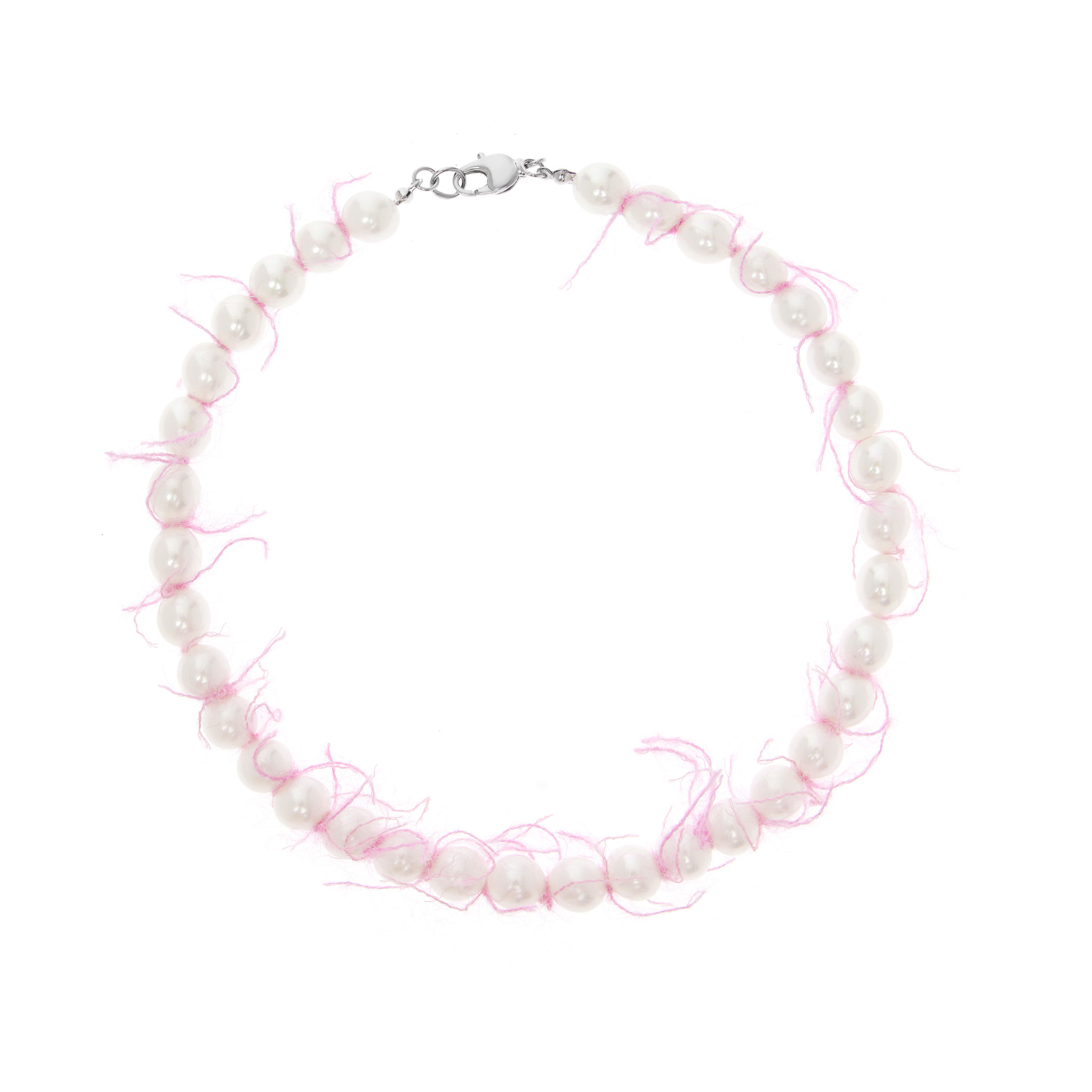 HOLLY JUNE Колье Fluffy Pearl Necklace holly june колье pink and yellow crystal pearl necklace