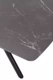 фото 9 Стол RIVOLI 140 MATT BLACK MARBLE SOLID CERAMIC / BLACK, DISAUR на profcook.ru