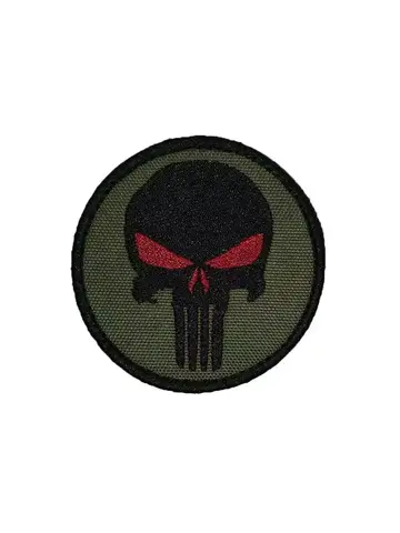 Патч Каратель (олива-черн)