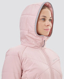 Премиальная куртка для лыж и зимнего бега Nordski Hybrid Warm 2.0 Soft Pink W женская