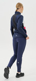 Лыжный костюм Nordski Advance White/Pink/Blueberry W женский