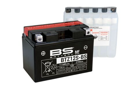 BS-Battery Аккумулятор BTZ12S-BS аналоги (YTZ12S)