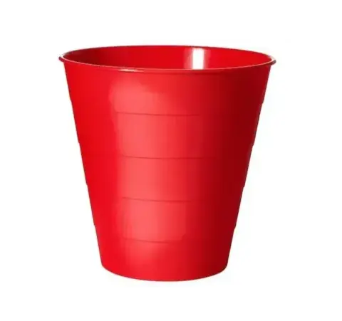 Ведро для мусора Hestra, 10 л, красный, полипропилен