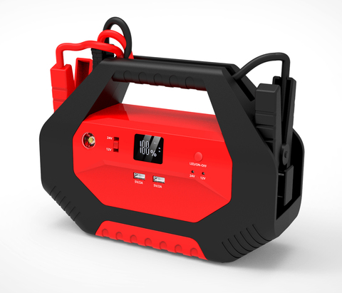 Портативное пусковое устройство HIGH-POWER-12V/24V (12/24В, 35000мА-ч, 1000А)