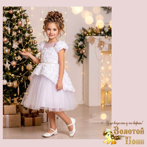 Платье нарядное на корсете (6-9) 251204-W2112