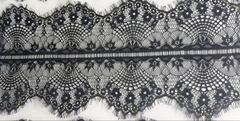 Кружево Французское, ш. 22 см, чёрный