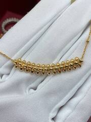Колье CLASH - шипы в качестве VGOLD с подвеской
