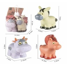 Набор резиновых животных 3-х шт домашних