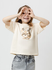 фуфайка  для девочки  КР 302906/молочный 0809 к665