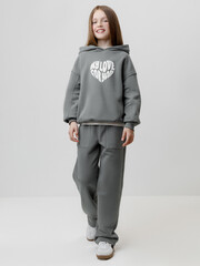 джемпер  для девочки  КР 302815/пряный базилик к587